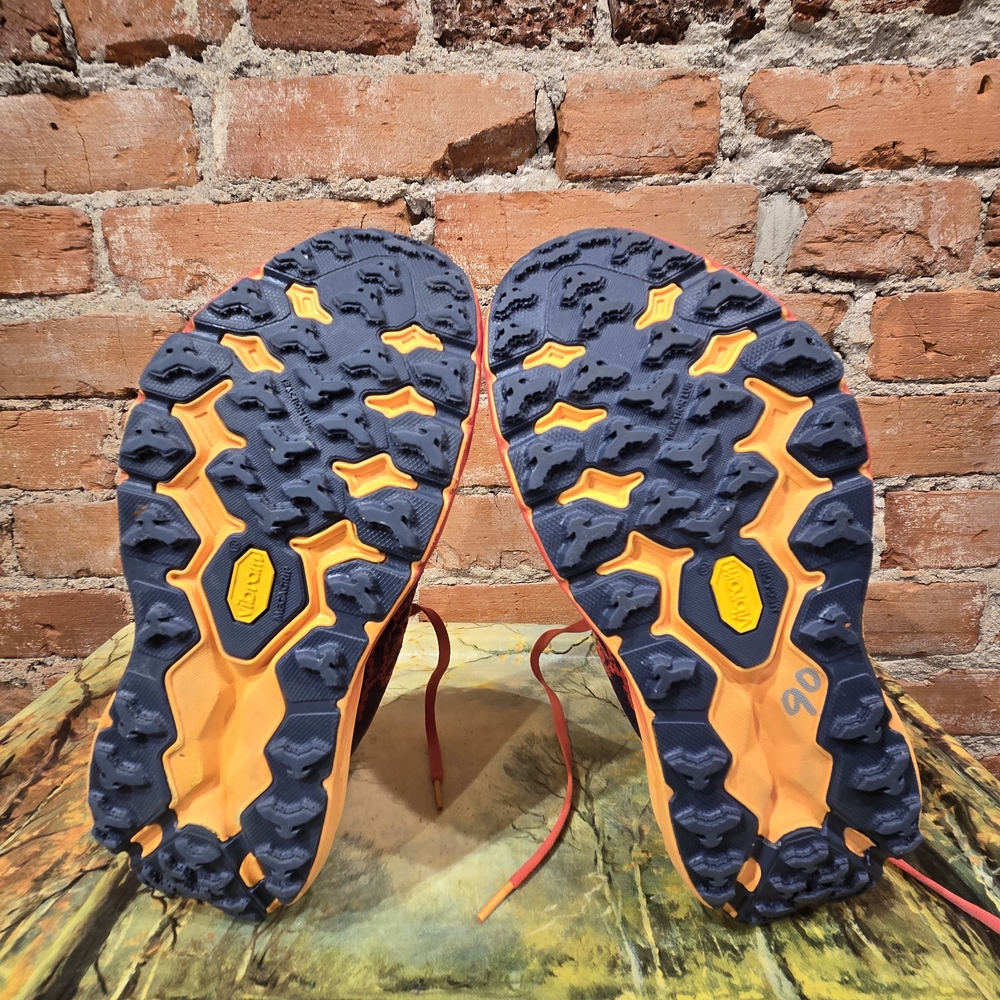 HOKA Trail Running Shoe in Red and Orange - Picture 7 of 7